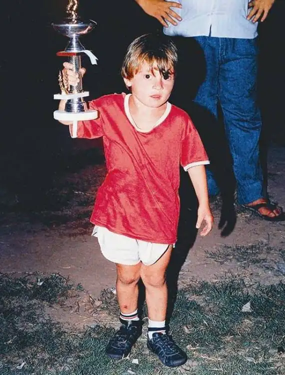Cute little Leo Messi. I have fun like a child in the street. When the day comes when I'm not enjoying it, I will leave football. -Messi #TBT