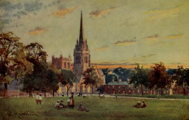 A church in the background AI-generated content may be incorrect.