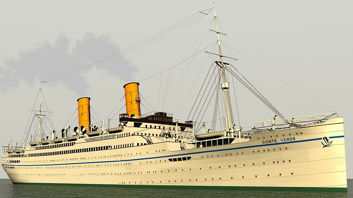 A large ship in the water AI-generated content may be incorrect.