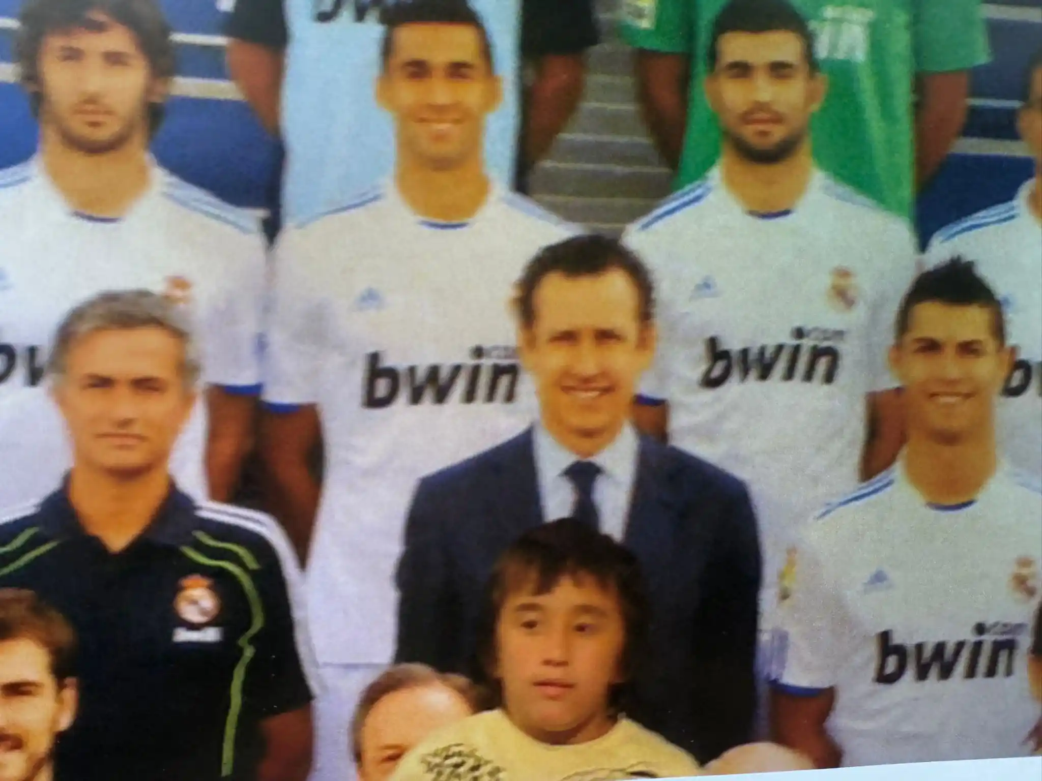 luca on a photo with mourinho and ronaldo