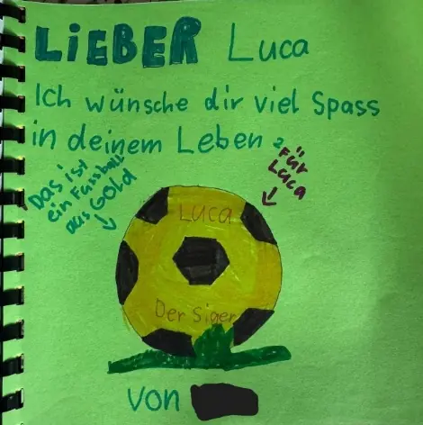 the prophecy. a girl in luca's class predicting he's going to win the ballon d'or.