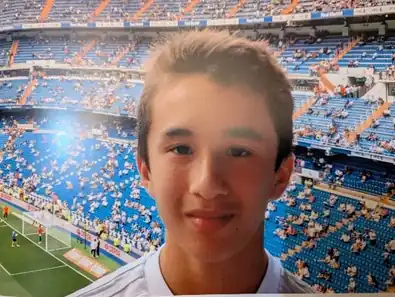 luca at 13 in the bernabéu